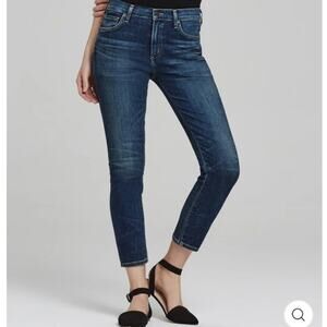 Citizens of Humanity Agnes slim straight crop jeans mid rise